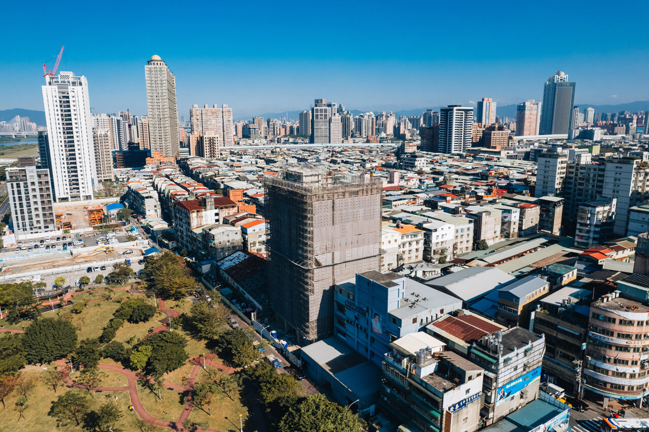 冬瓜行旅板橋分館空拍圖